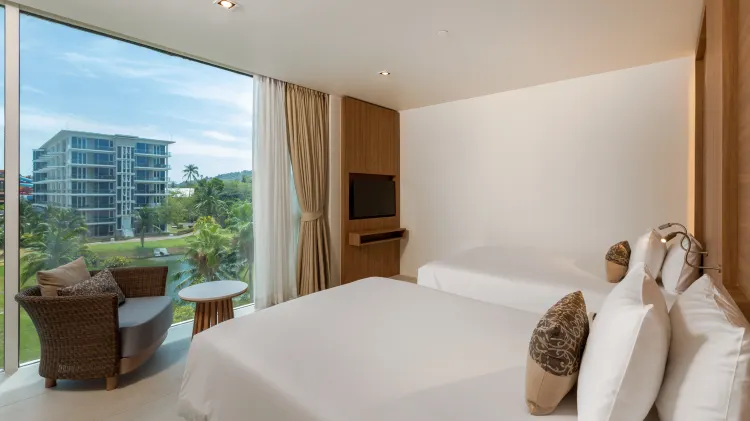 ที่พักสามห้องนอนพร้อมระเบียง