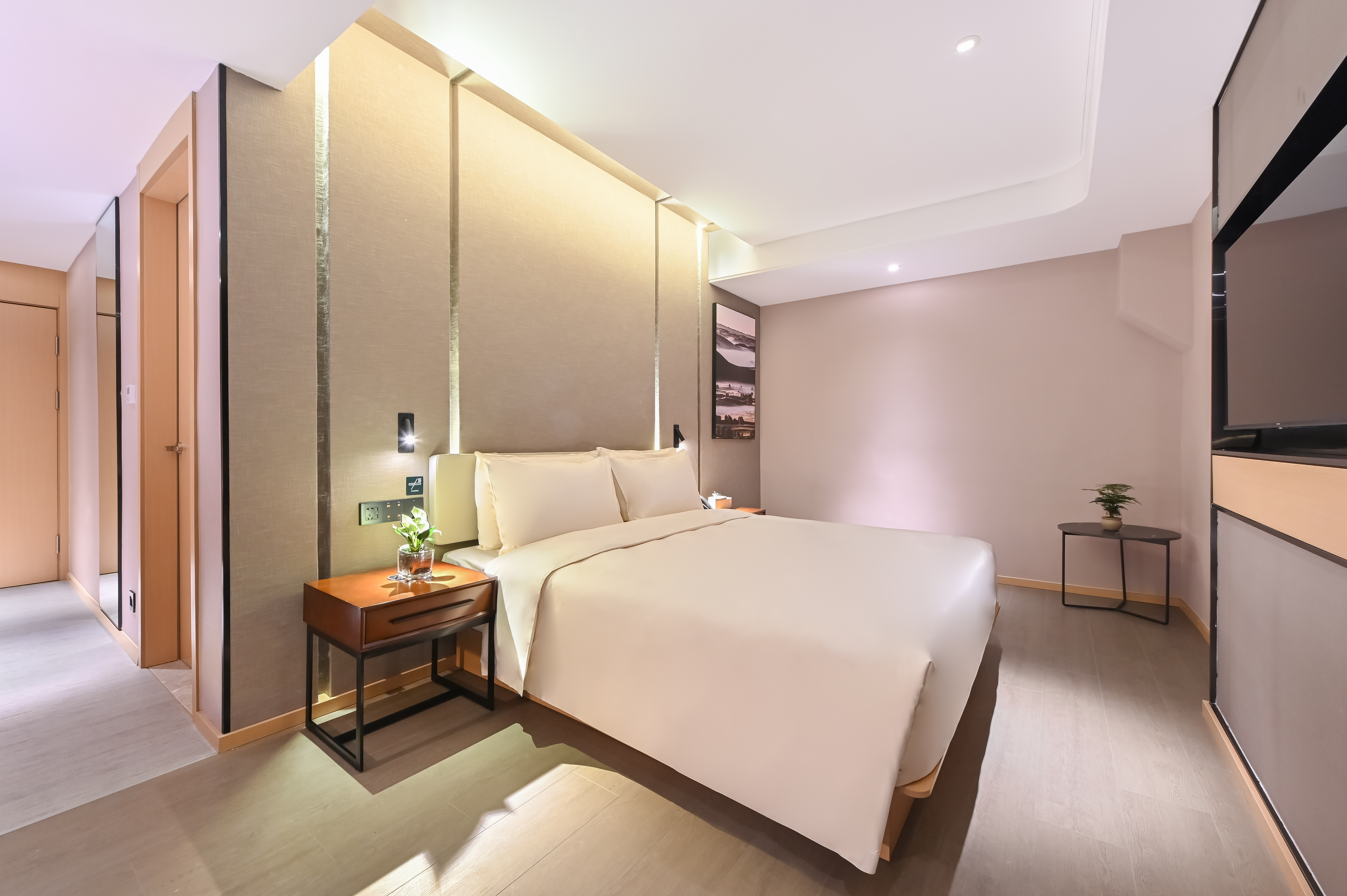 行政大床房（普兰特床垫+裸棉床品+亚朵记忆枕+手机投屏）