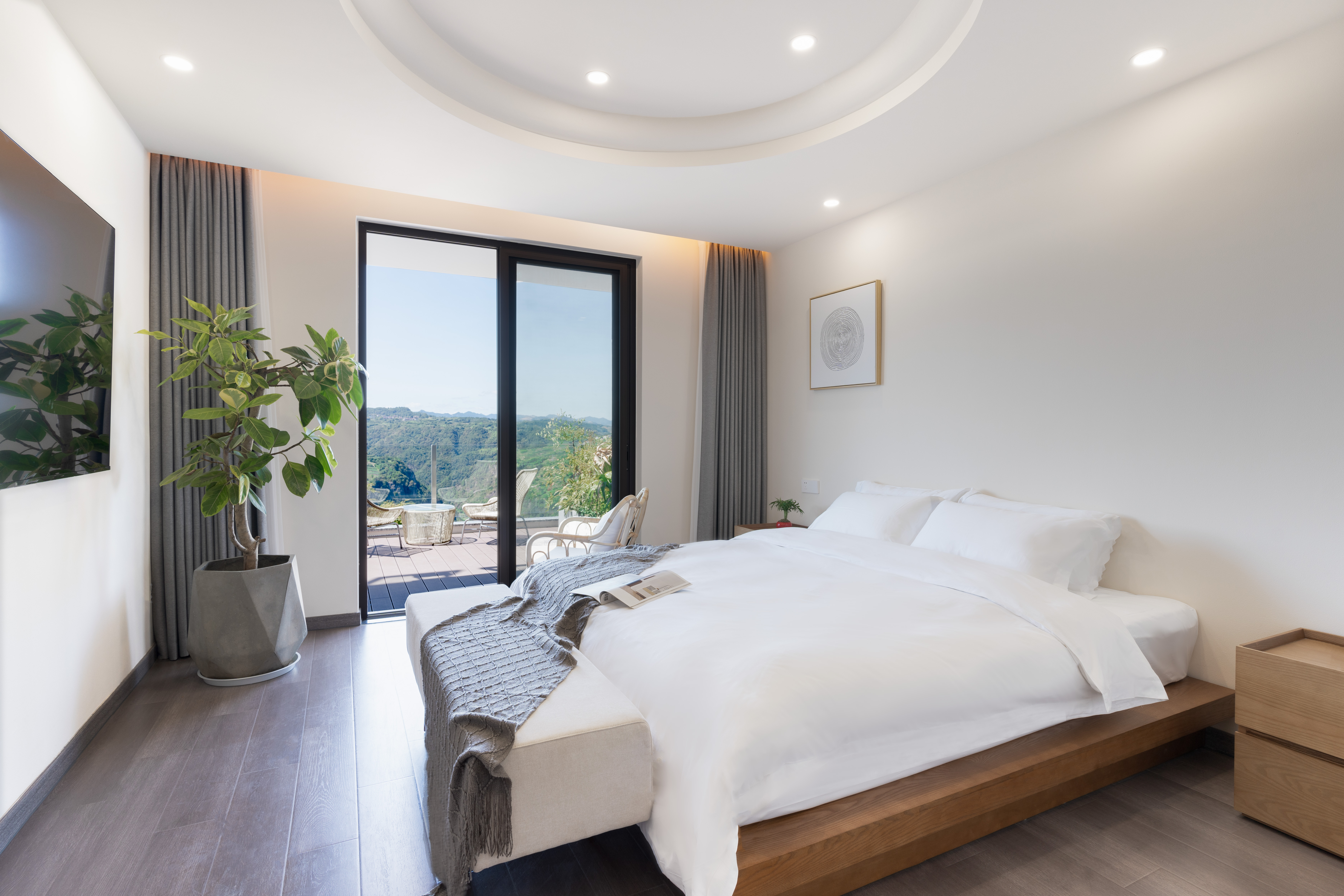 柒栖·十九山露台大床房