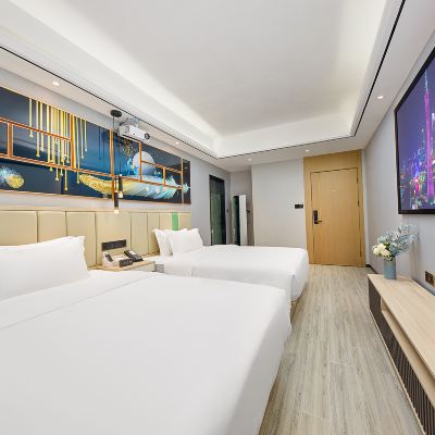 珺逸.投影雙床房 珺玥（廣州新白雲國際機場直營店）優惠