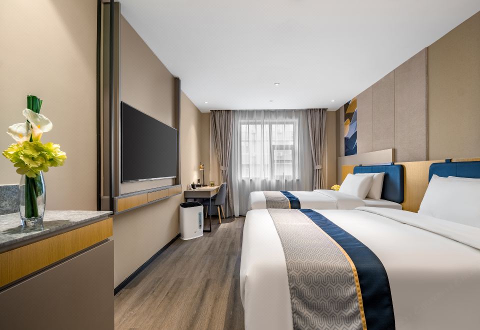 安心睡安睡雙床房（零壓床墊+空氣凈化器）