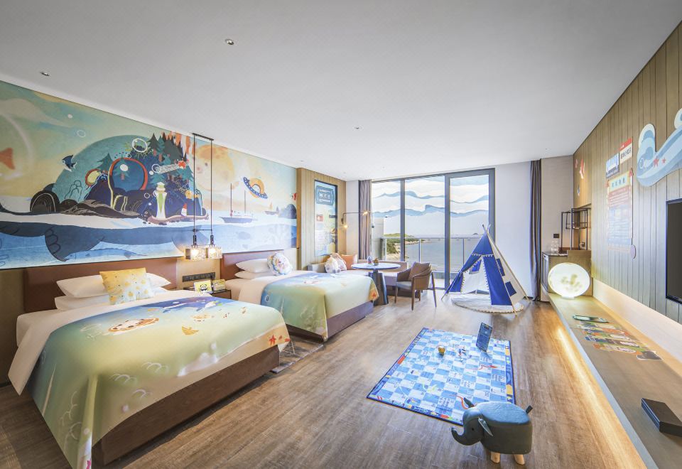 Sheraton Ningbo Xiangshan ResortLv Xiao Xiong Family Room Twin Size Ocean View