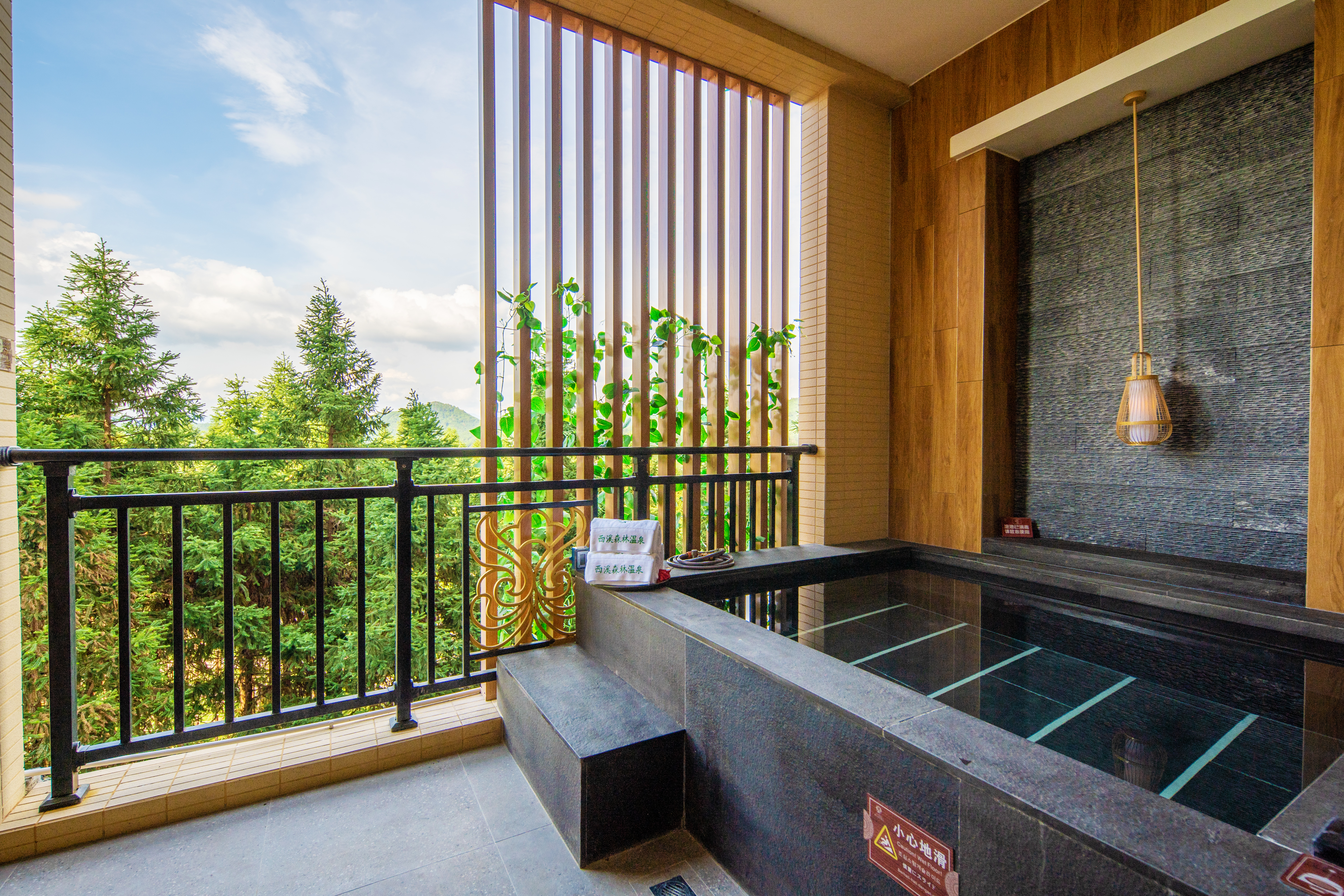 酒店B栋温泉双人房I独立泡池