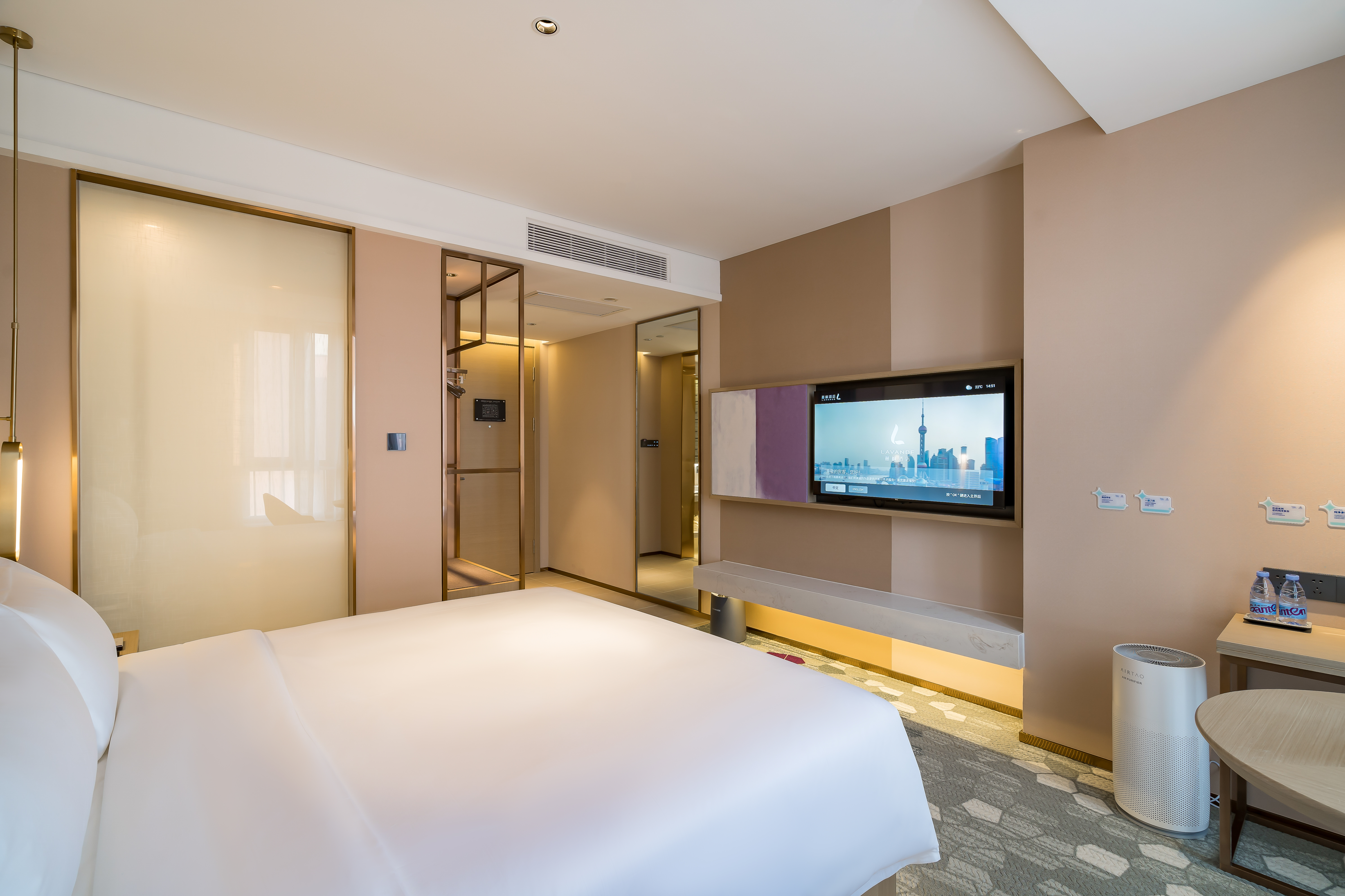 纯净自然大床房（杀菌模块+除蟎仪+空气净化）