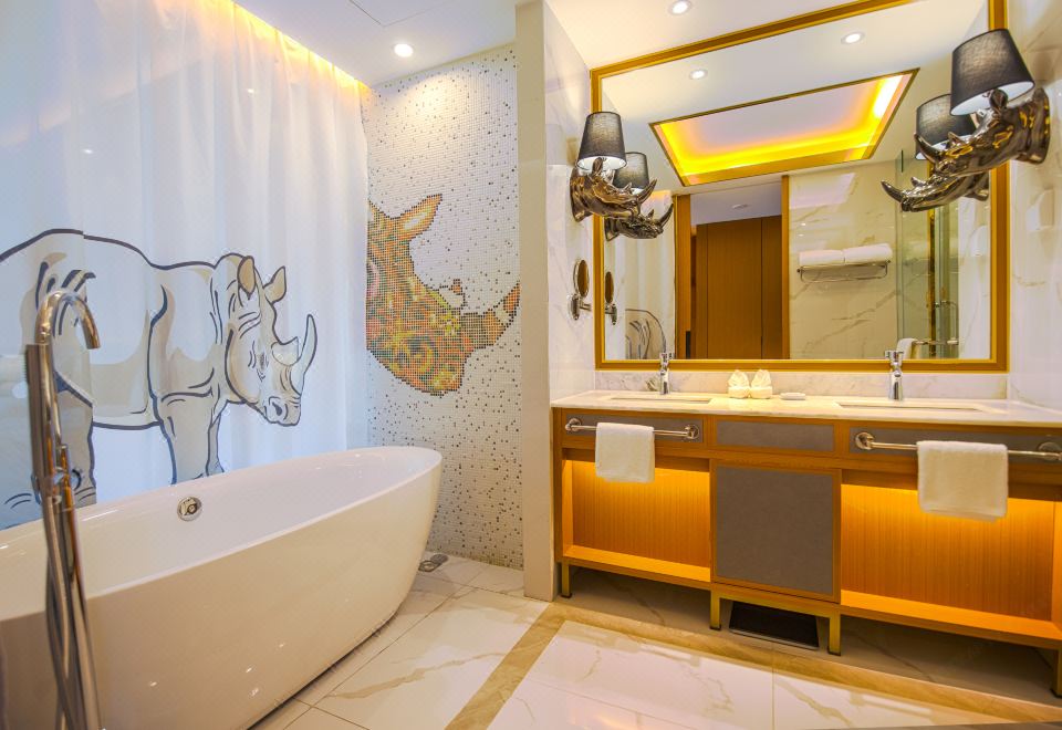 動物主題雙床房