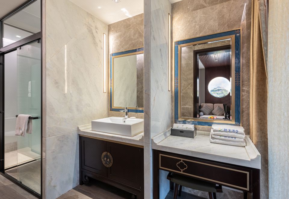 豪华娱乐地暖双床房