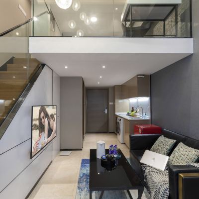 H·尊貴Loft行政套房（洗衣機+冰箱+小米音響 ） Honor U璽客服務公寓（深圳福田會展中心店）優惠