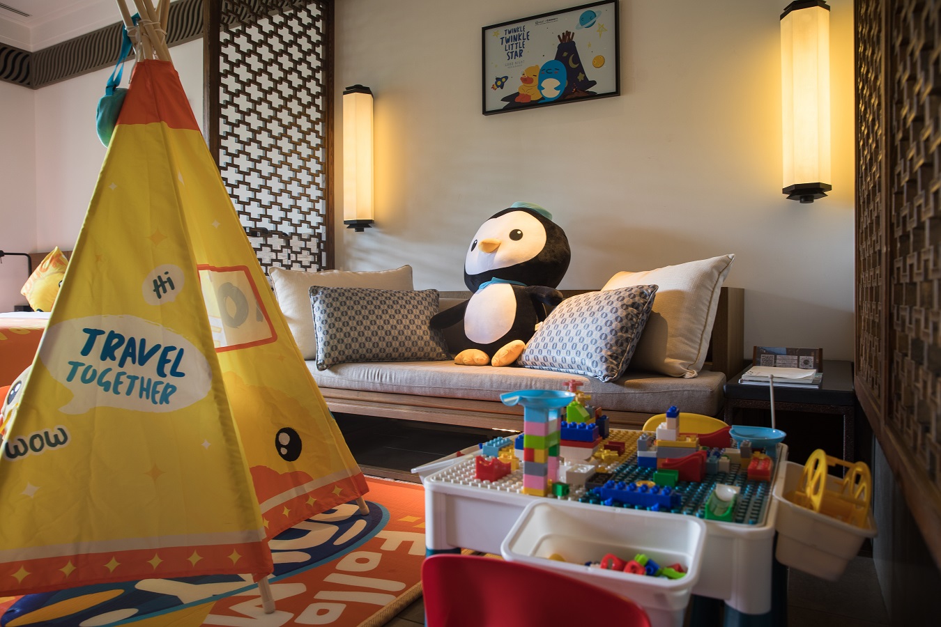 酷盼小黄鸭亲子房丨萌娃帐篷