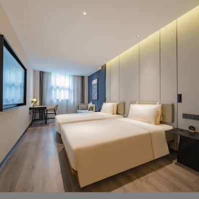 高級雙床房（智能客控+可投屏65寸電視+電動馬桶） 北京國貿團結湖亞朵飯店優惠