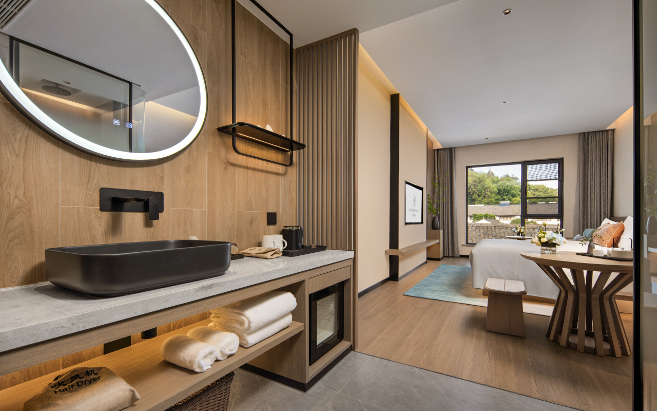 屋檐听雨·观景大床房（阳光满屋+智能马桶）