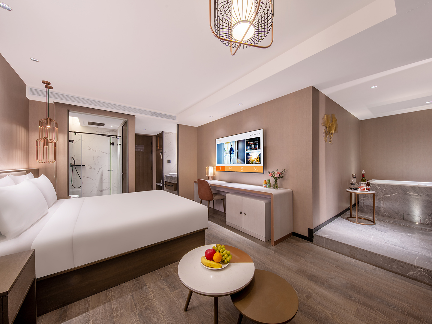 行政套房（65寸投屏电视+智能客控+DIY手冲套装+浴缸）