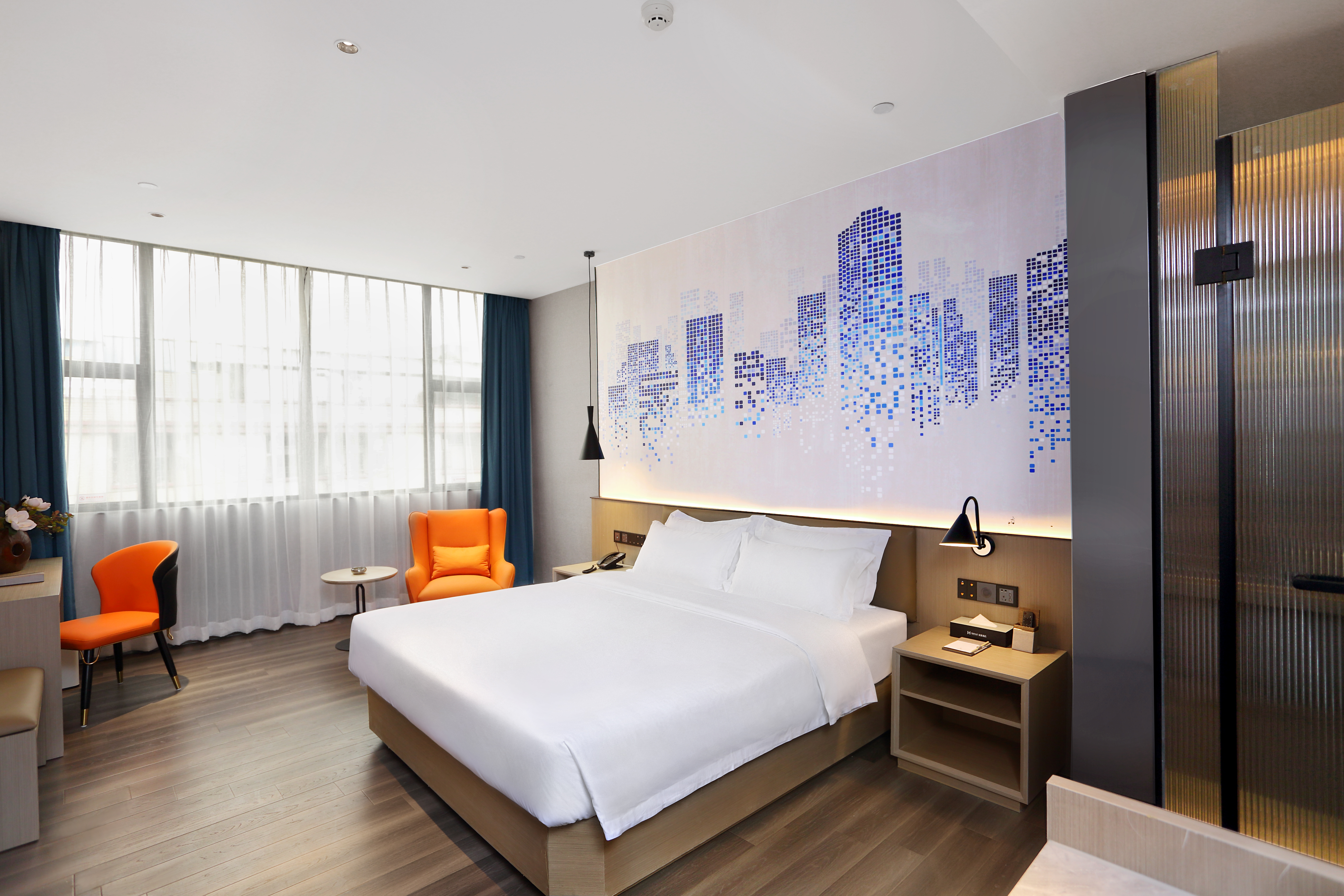 Meihao Lizhi Hotel (Guangzhou Huadu Cultural Tourism City Shiling) 麗致大床房