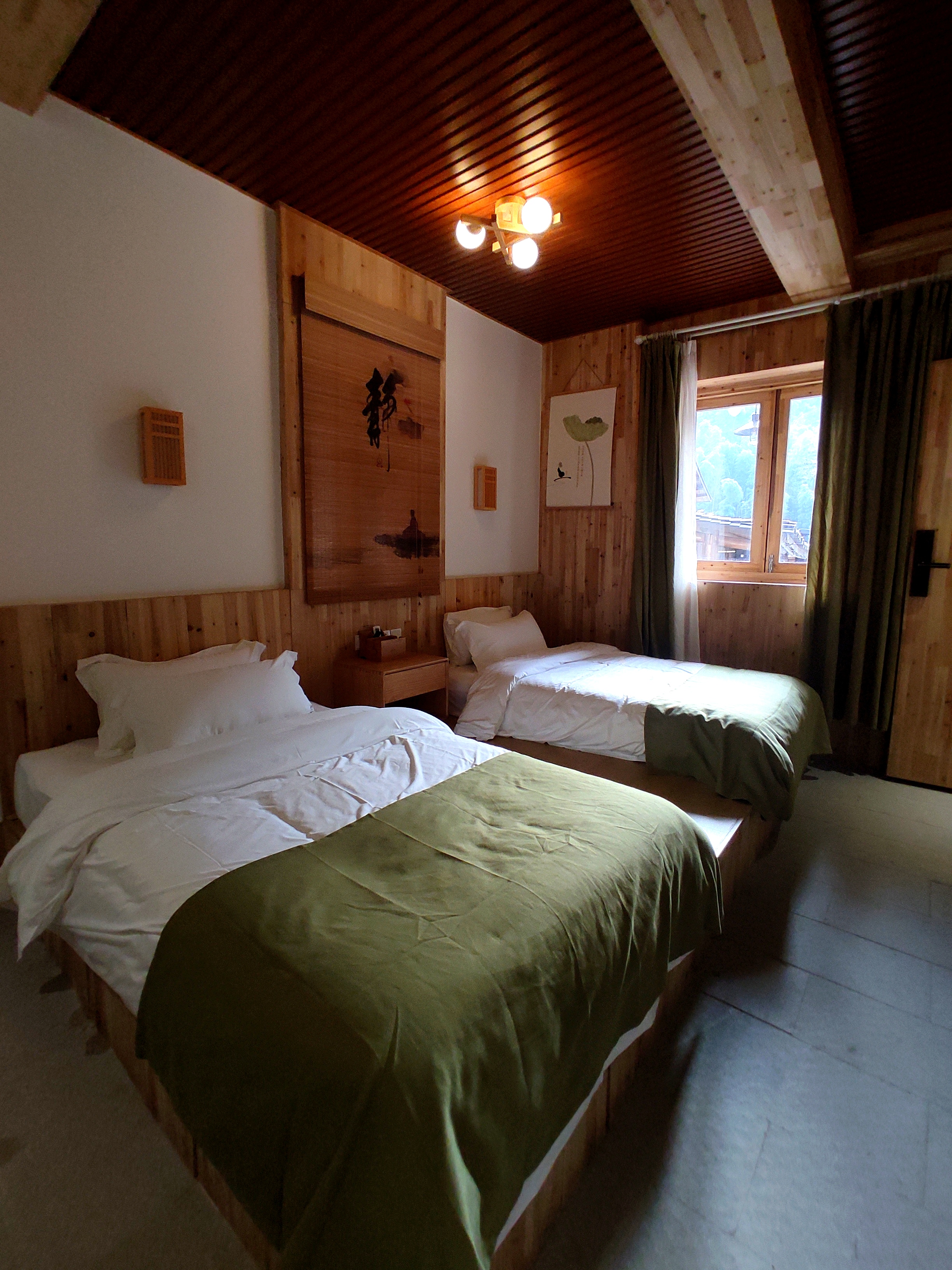 一樓庭院禪意雙床房