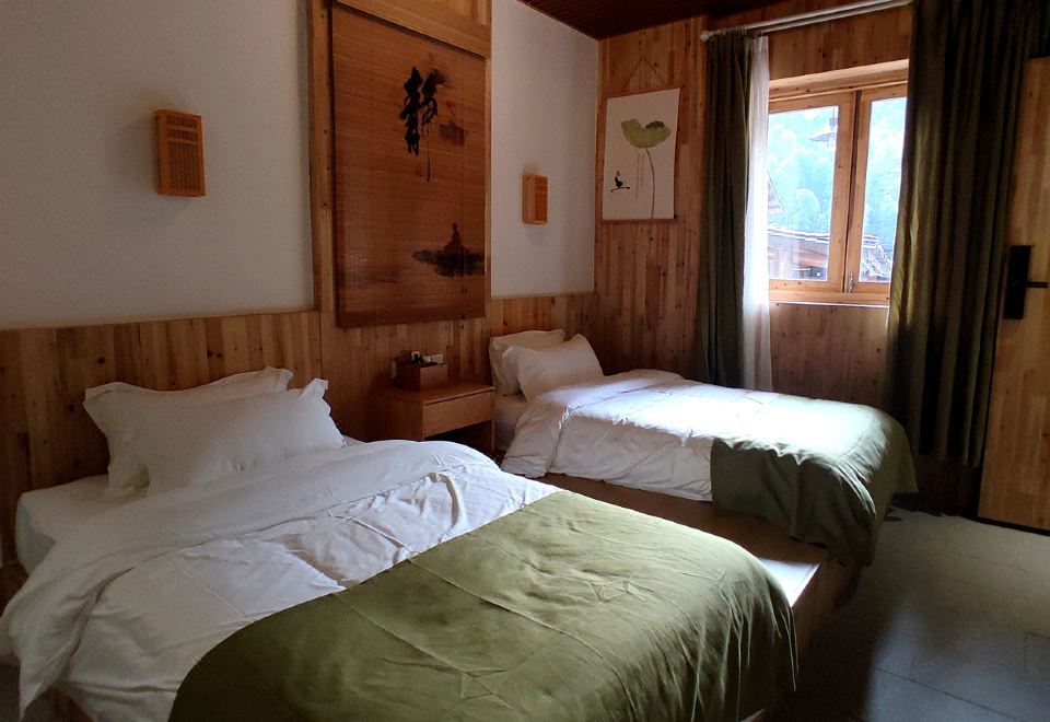 一樓庭院禪意雙床房