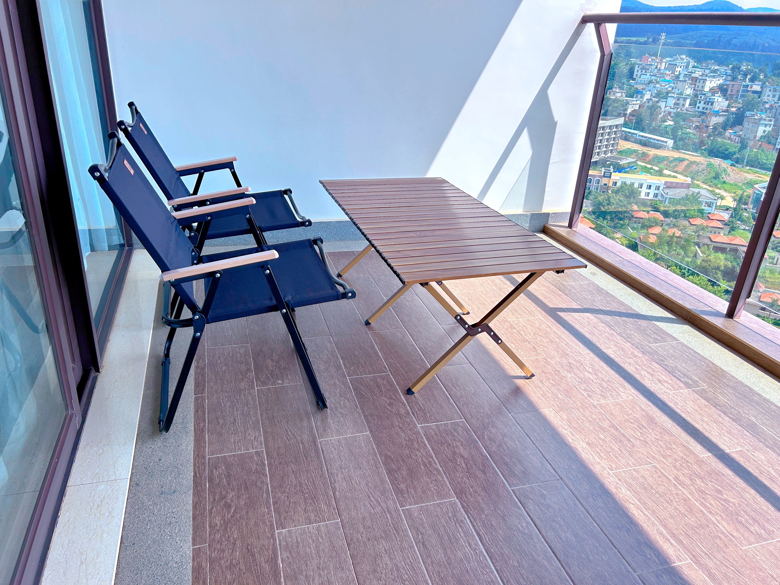 暮云·正湖景露台双床房