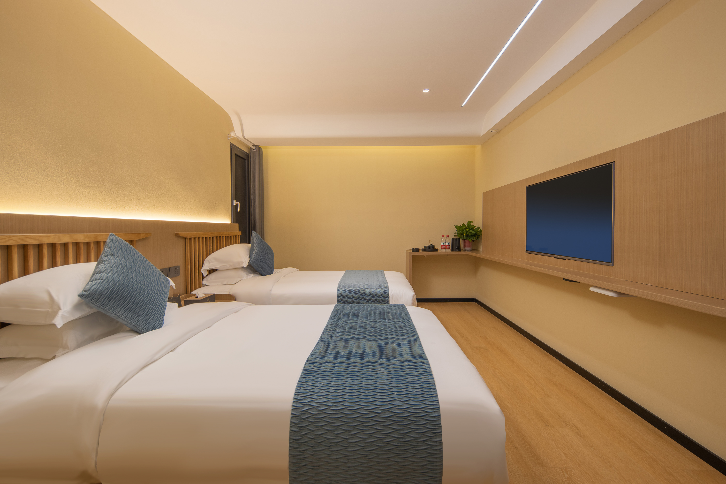 阡陌-禅意茗茶双床房【新风系统+优质床品】