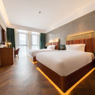 啡凡雙床房（投屏+小冰箱） 喆·啡飯店（青島新都心凱德廣場店）優惠