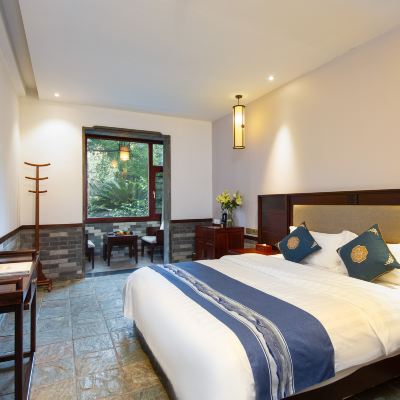 雅緻大床房 桂林靜觀茗樓度假酒店優惠