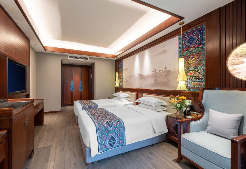 Mountain Fanjing Qixi Resort Guestroom - Double Occupancy, Courtyard-View (Floor Heating)