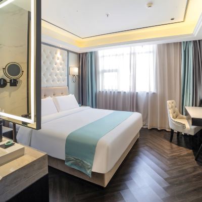 希岸豪華大床房-外窗+零壓記憶枕+智能投屏 希岸酒店（深圳福田上梅林地鐵站店）優惠