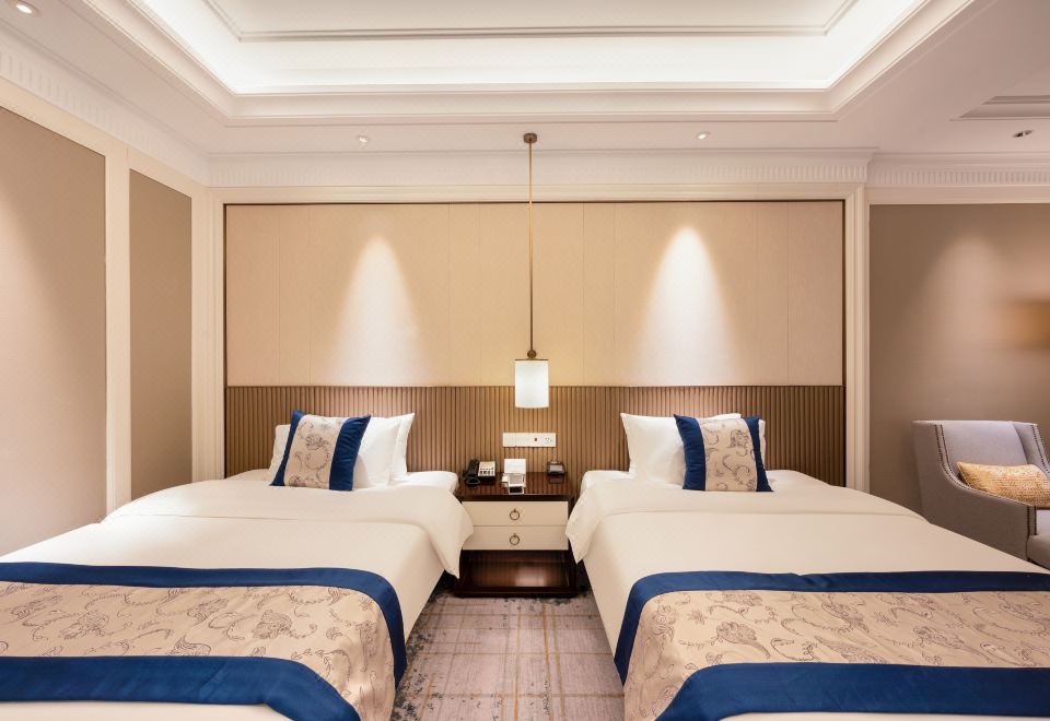 鐘山樓·湖景雙床房 -飽覽湖光山色