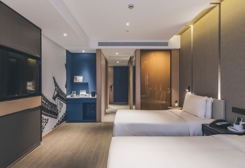 高级双床房（手机投屏）