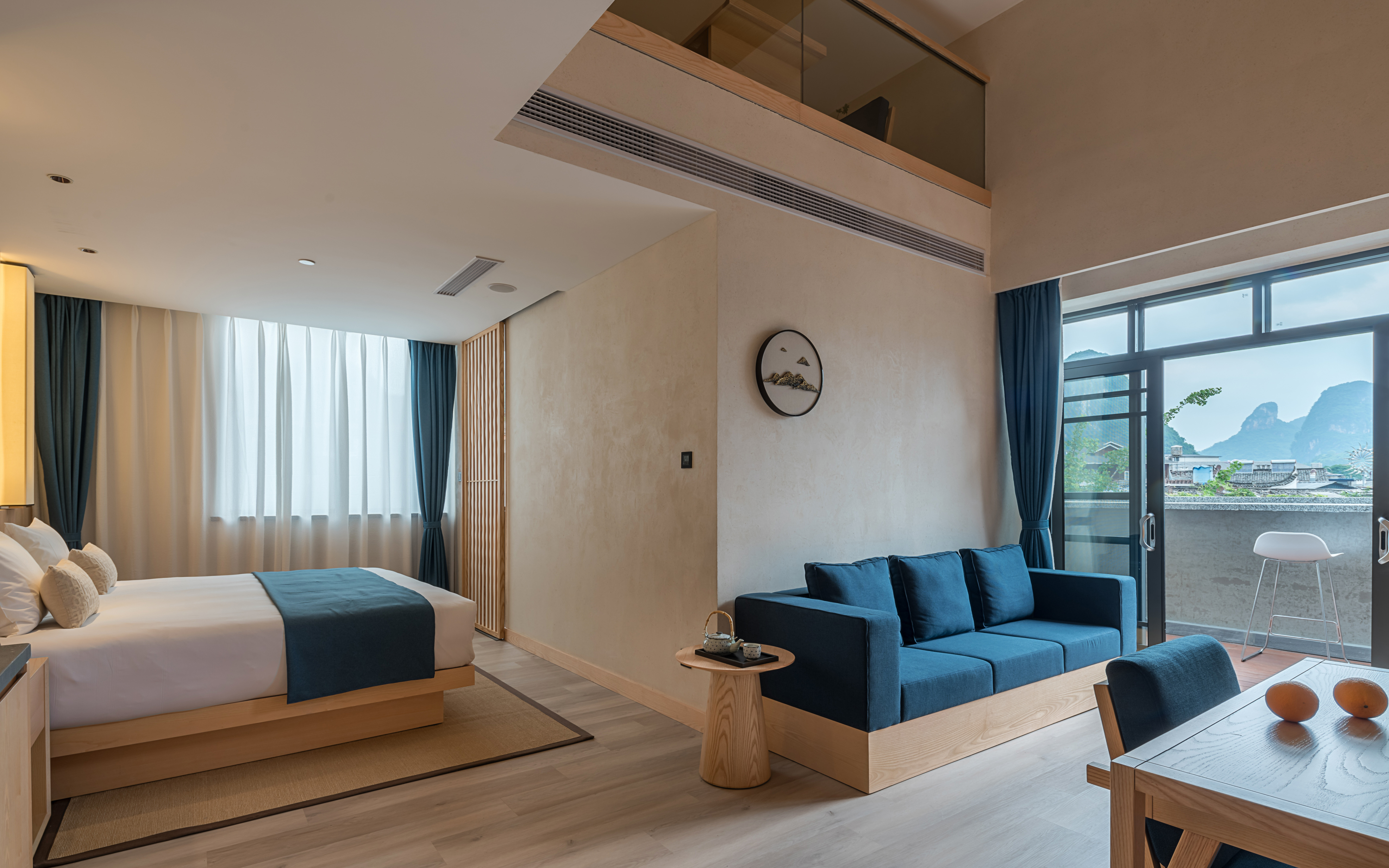 Loft·山景阳台3床房丨独立观景羣山阳台+全屋智能