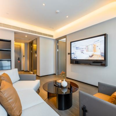 幾木享浴套房（裸棉床品+投屏電視+小冰箱） 深圳福田口岸亞朵S飯店優惠