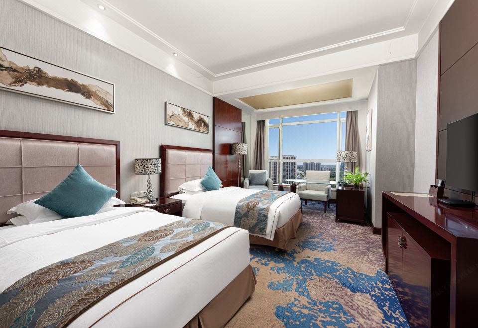 商务双床房（落地窗+康养小屋+记忆枕）