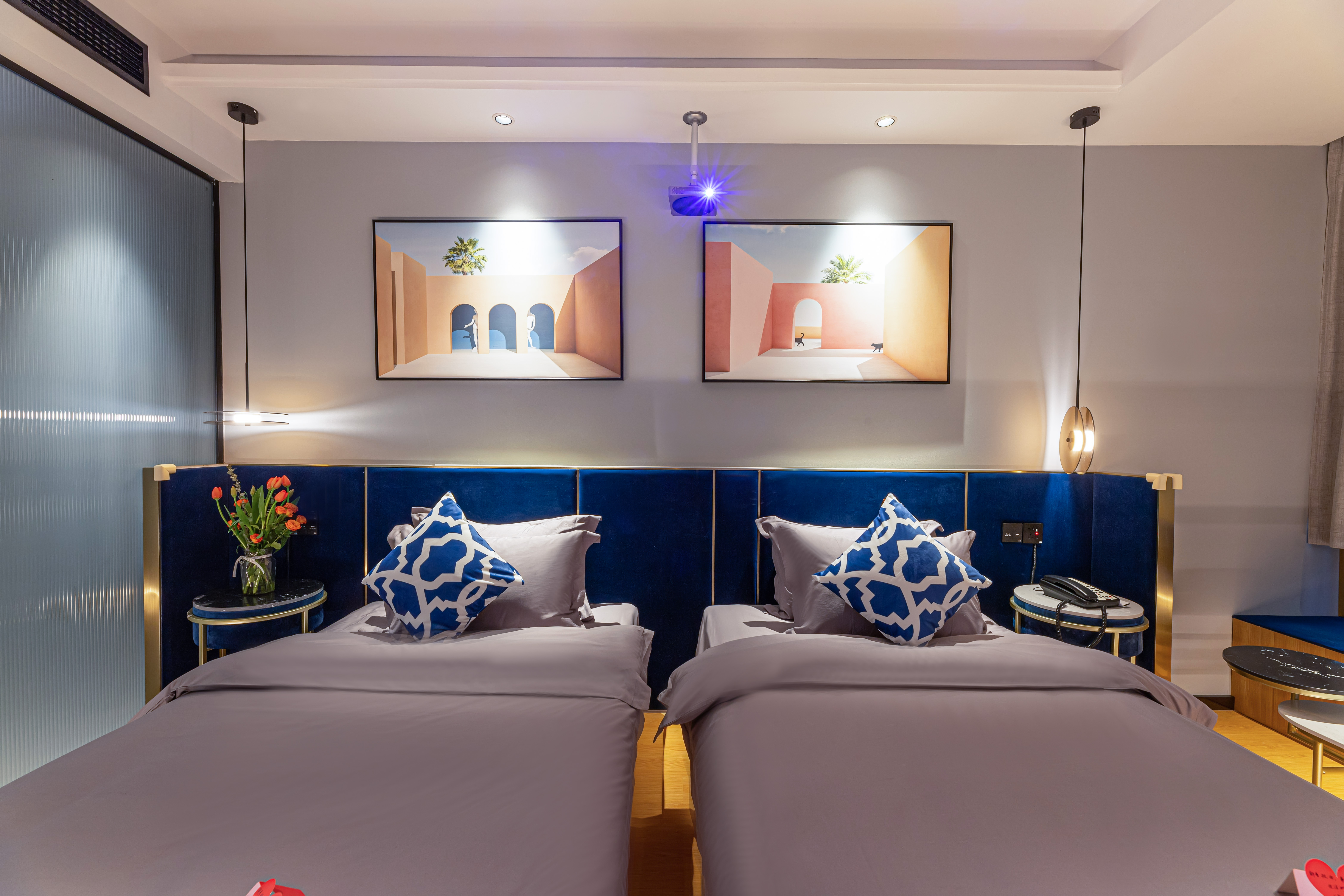 LBED双床房（极米影视畅享+智能马桶+释压乳胶床垫）