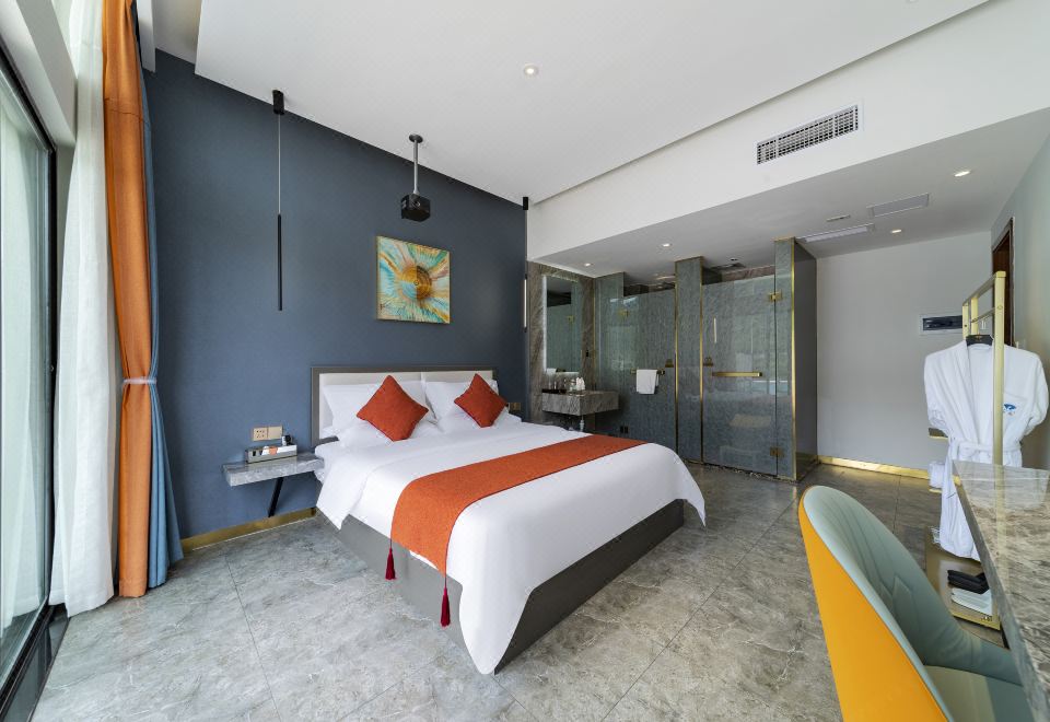 No.1 Poolside Courtyard Mountain-View Double Bed Room With Ultra Hd Projector