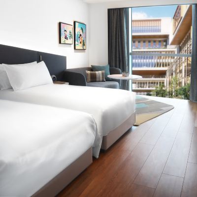 悅居雙床房 上海前灘雅辰悅居飯店優惠