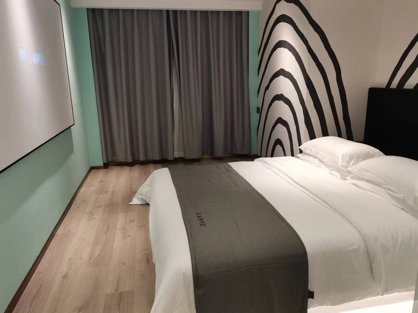 影音巨幕房（全屋智能语音控制+幕布投影）