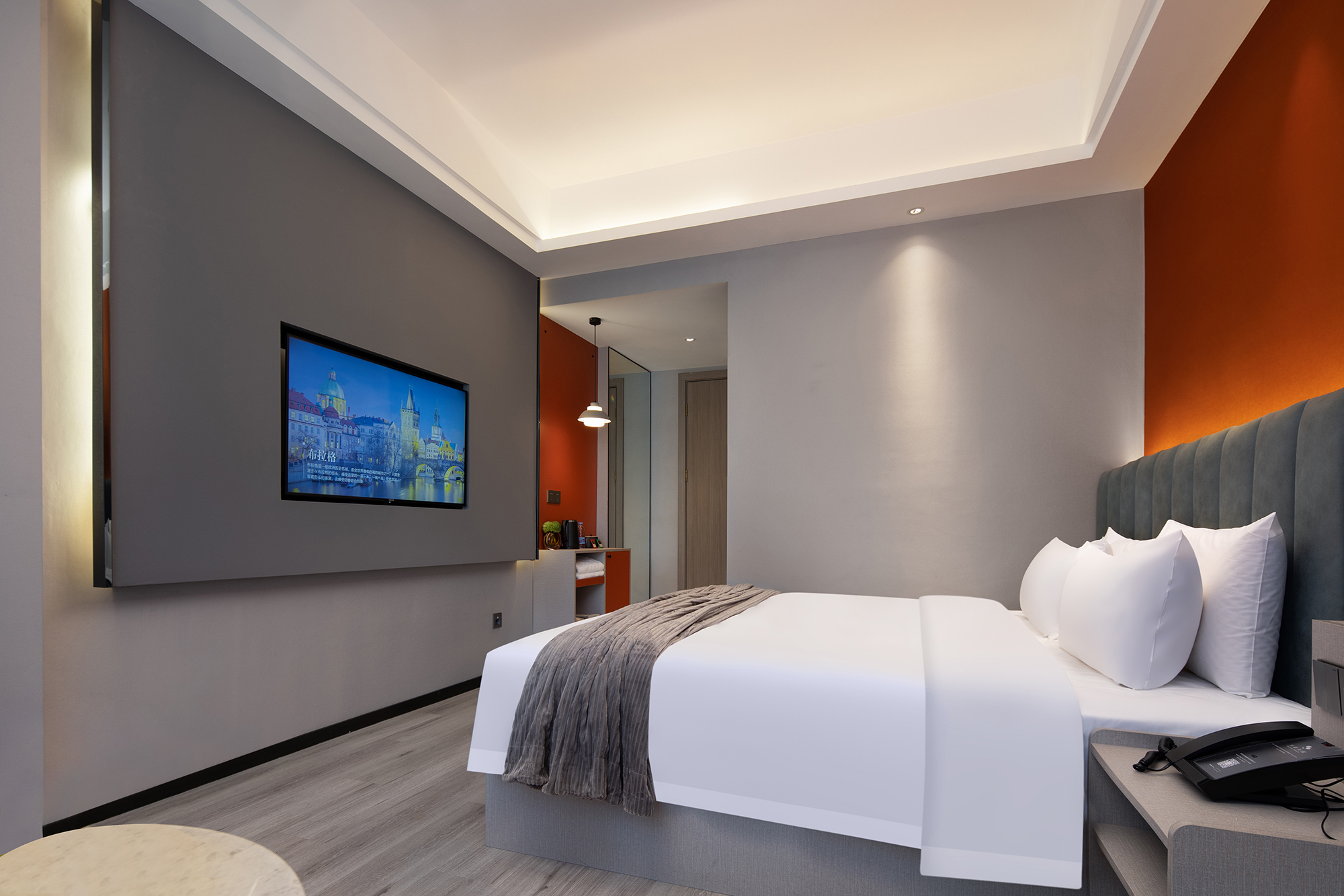 桔灯舒适大床房