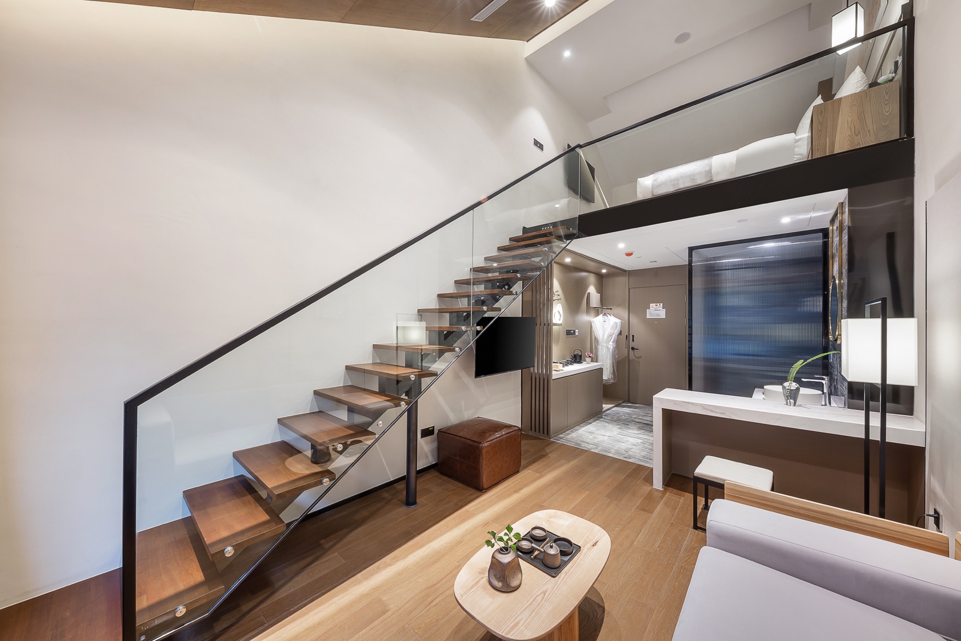 小约翰-LOFT观山景大床套房（高端洗护+智能客控）