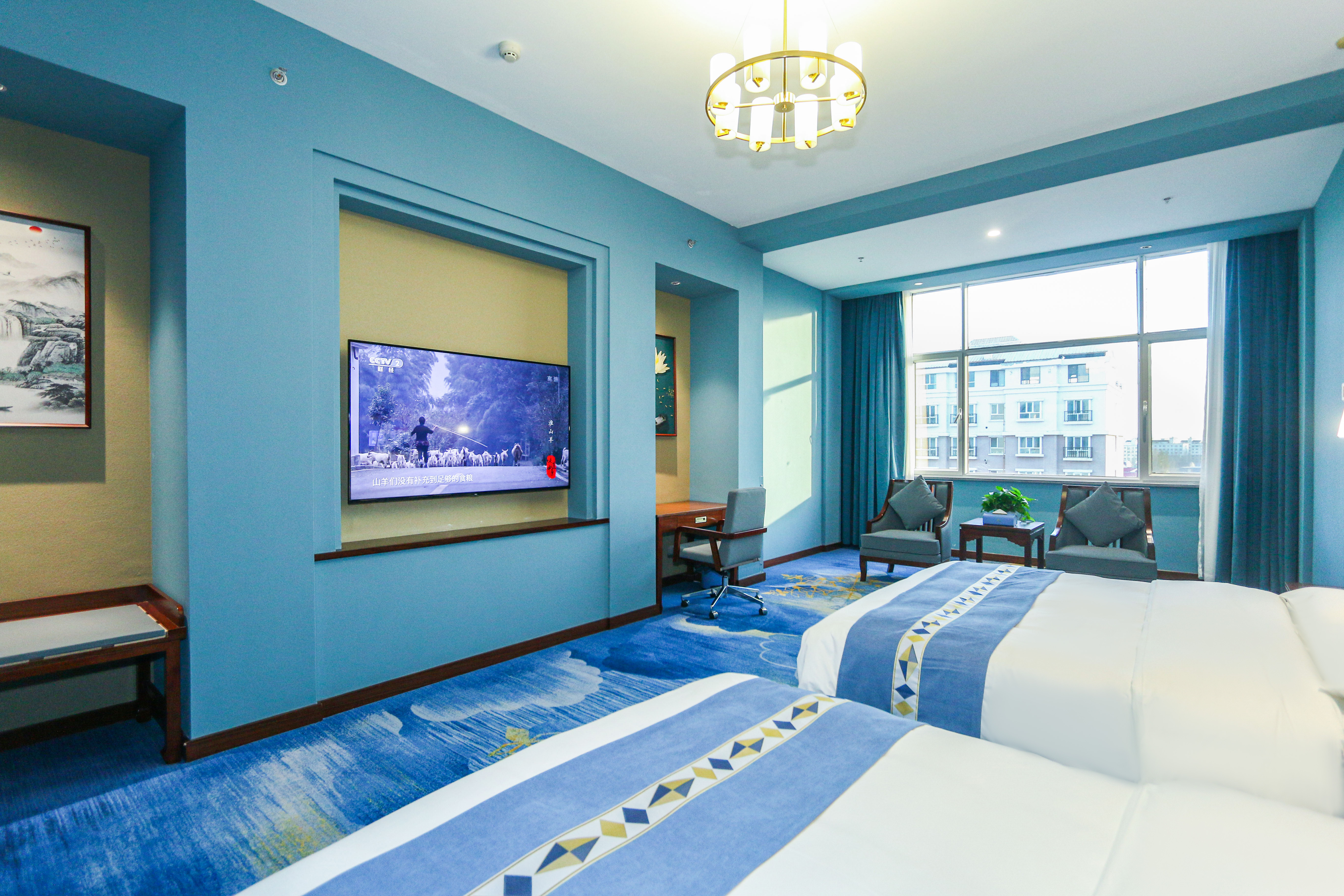 温馨家庭房（斯丽比迪床垫+雅兰寝饰被芯+智能马桶）