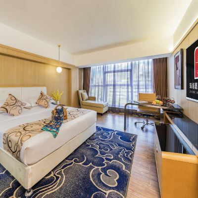 城景大床房 珠海拱北口岸嘉麗城景酒店優惠