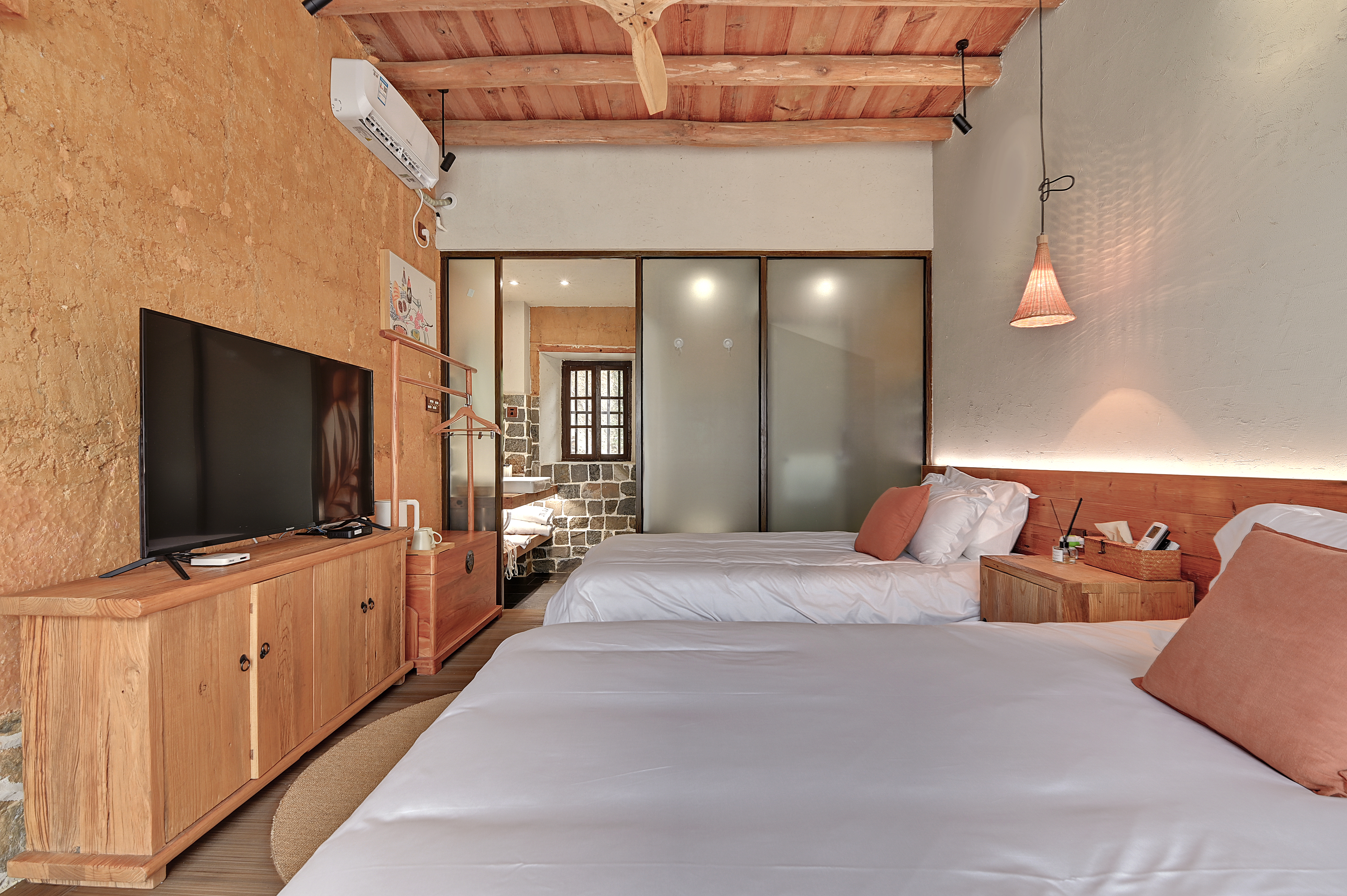 那寨溪居-拈花-精致双床房