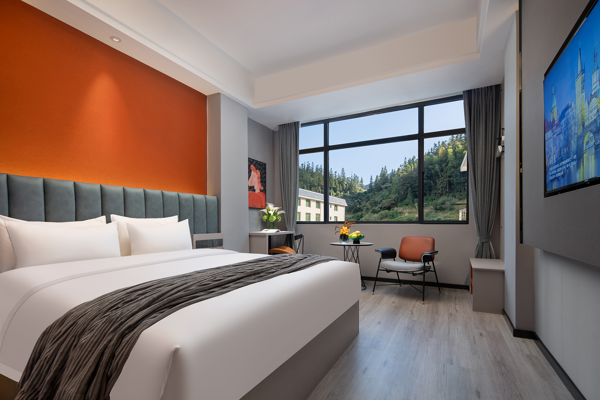 桔灯舒适大床房