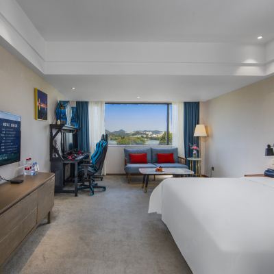 雙人電競湖景大床房 惠州曦湖裡飯店優惠