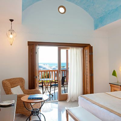 Bungalow with Sea View Mitsis Blue Domes Resort & Spa Promo Code