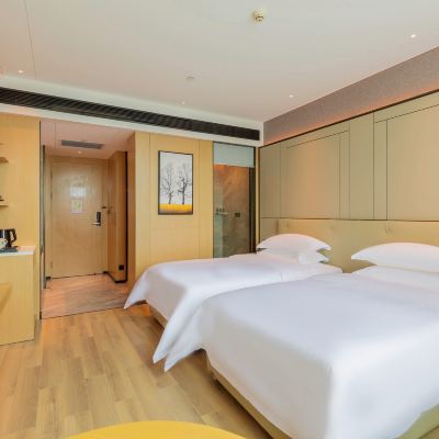 高級雙床房（智能家居+冰箱+助眠羽絨枕） 深圳會展中心石廈地鐵站秋果飯店x優惠