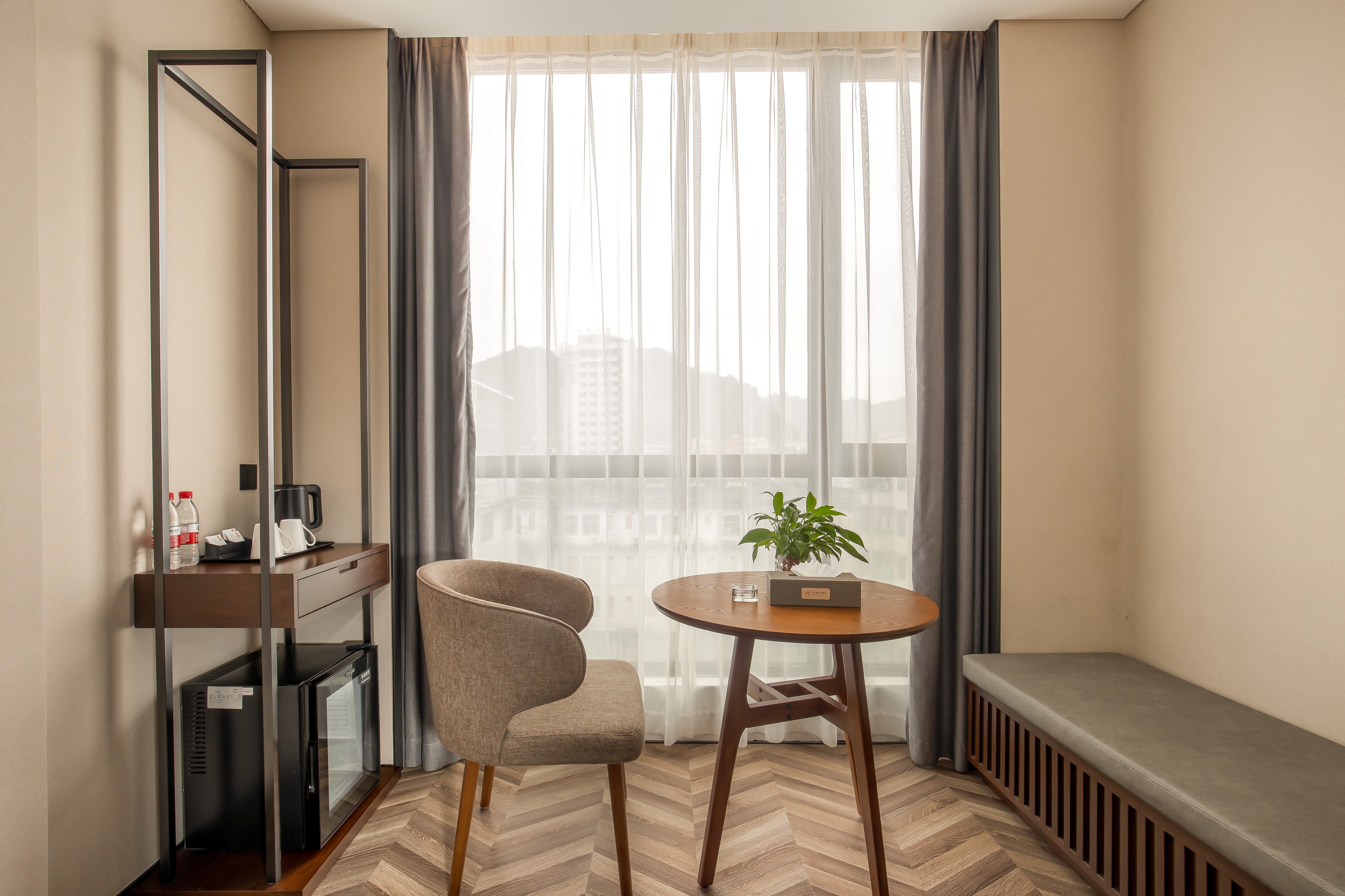 雅致城景大床房