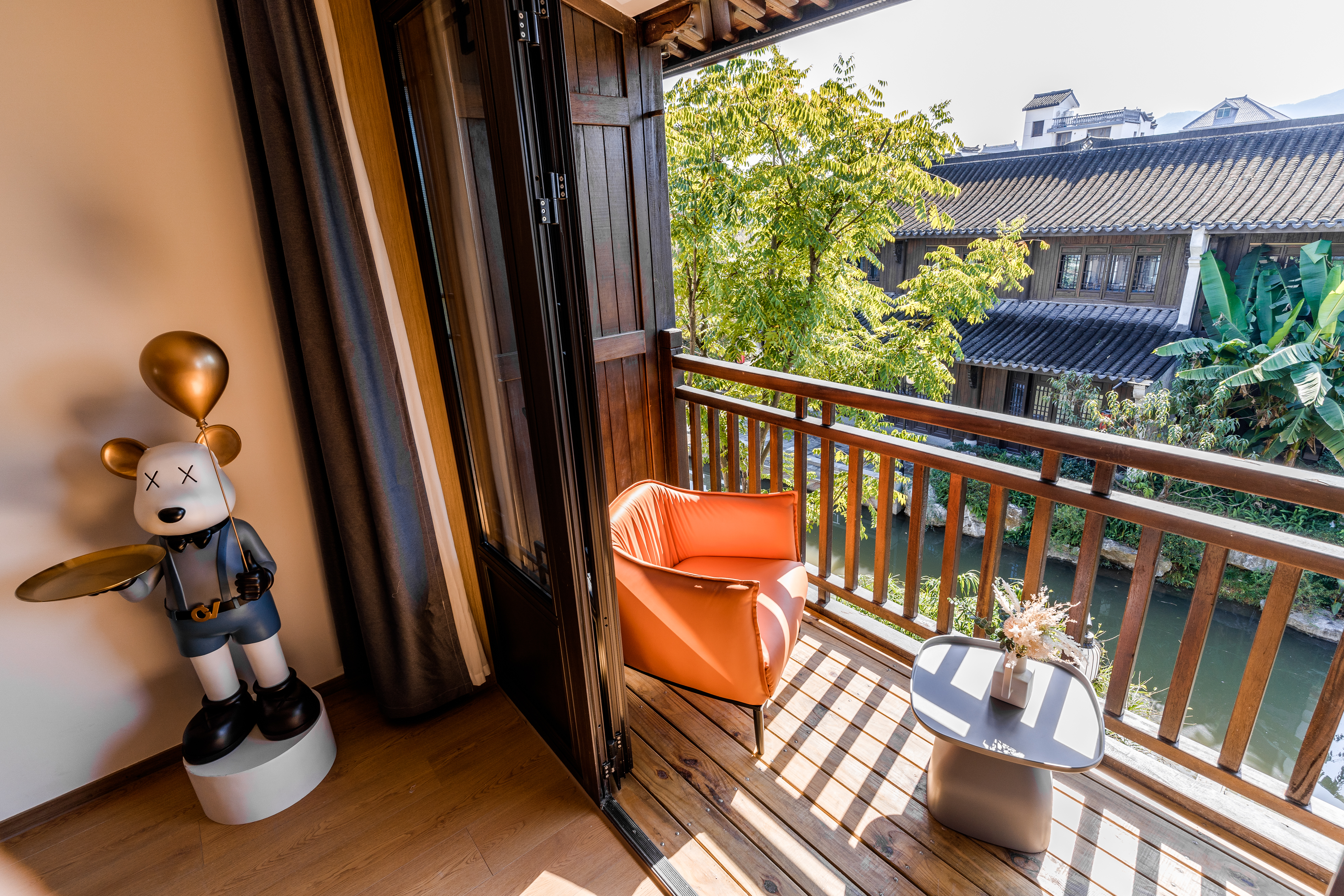 玉带河景LOFT家庭套房