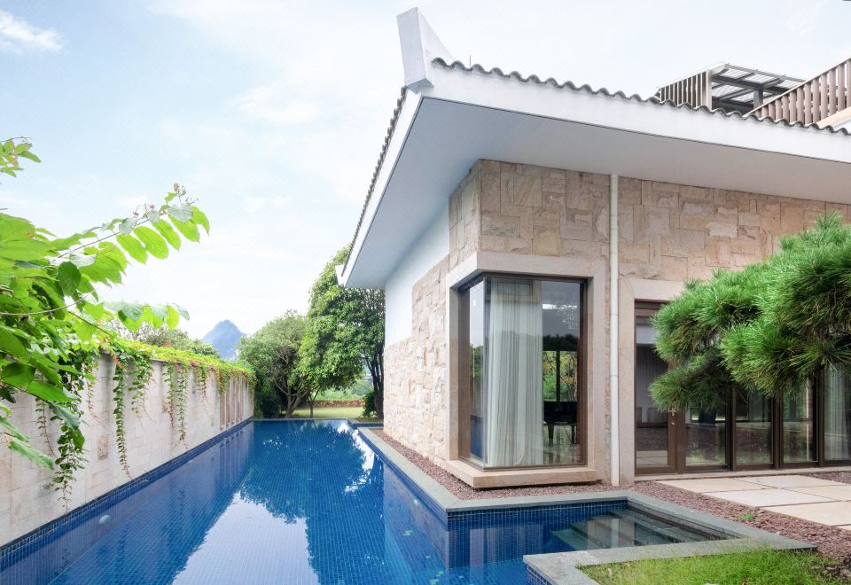 江景7居泳池別墅（享1000㎡漓江私家花園+山水茶室+頂層景觀露臺）