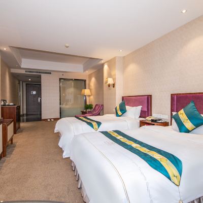 豪華雙床房丨浴缸+採光通透+化妝鏡+電視投屏丨 佛山順德皇帝飯店優惠