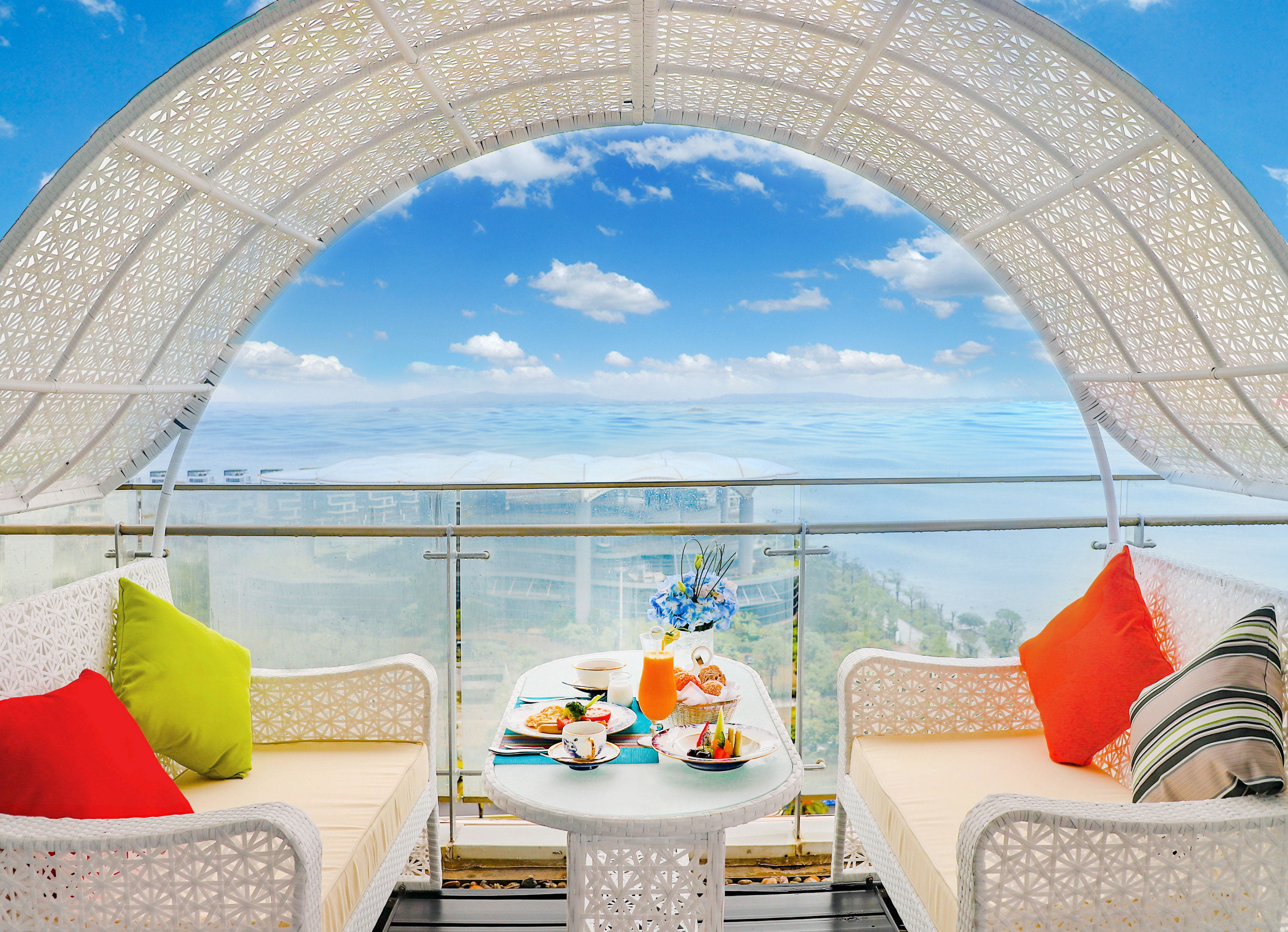 陽臺浪漫主義超大海景房（180°海景，帶超大陽臺）