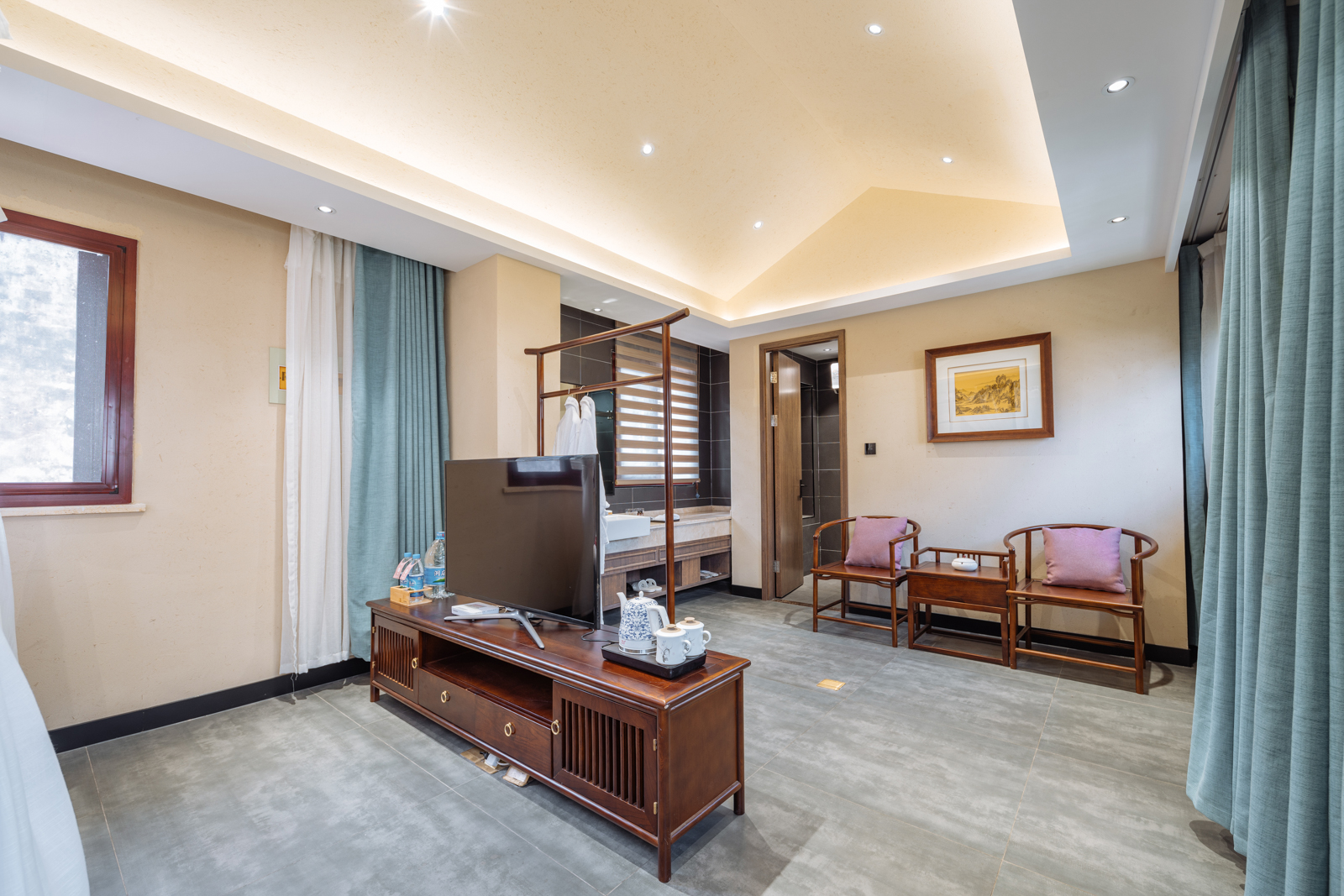 荷花泽?园景豪华大床房