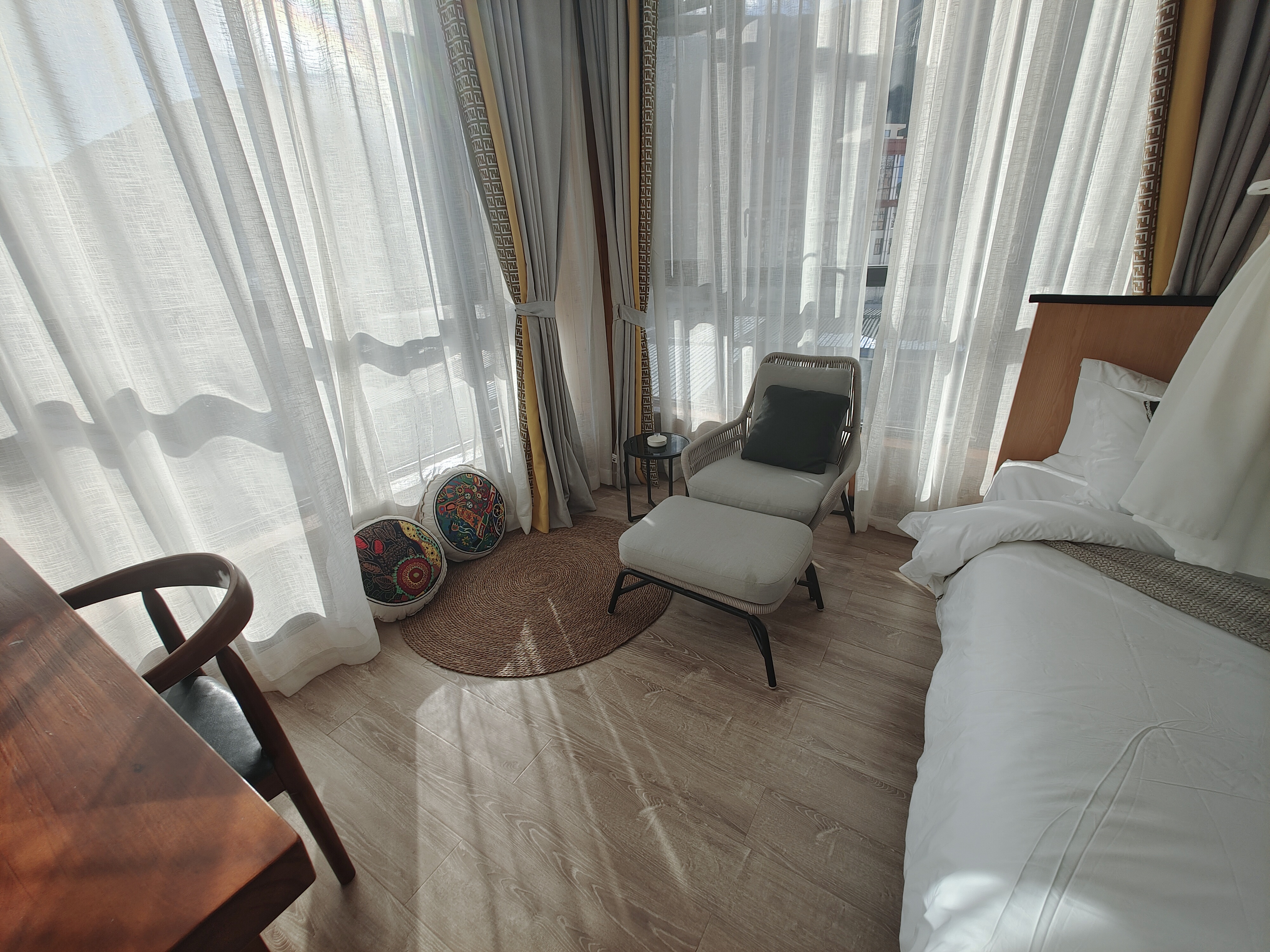 舒适阳光大床房（零压乳胶床垫+加湿器+公区自助洗衣房）