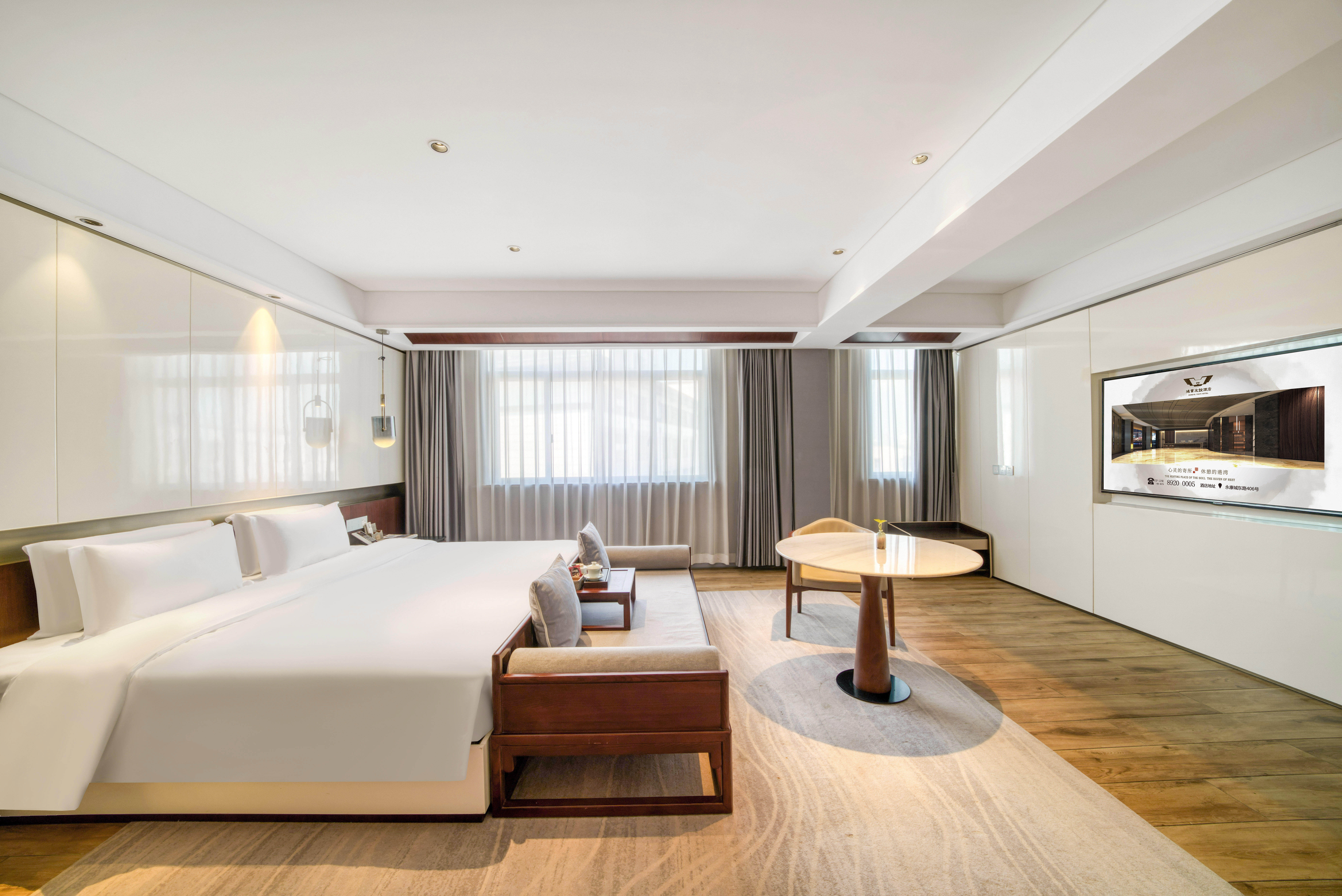 Elegant Residence Double Bed Room (Smart Guest Control, Large Bathtub, Capsule Coffee, Smart Toilet)